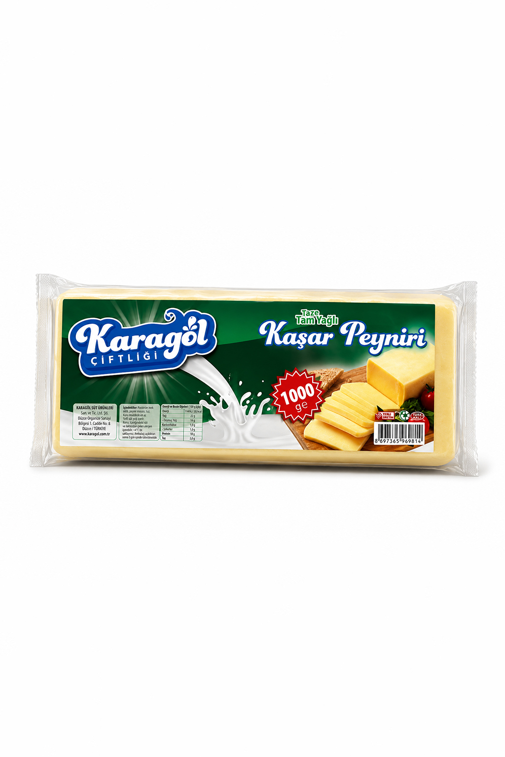 Tam Yağlı Kaşar Peyniri